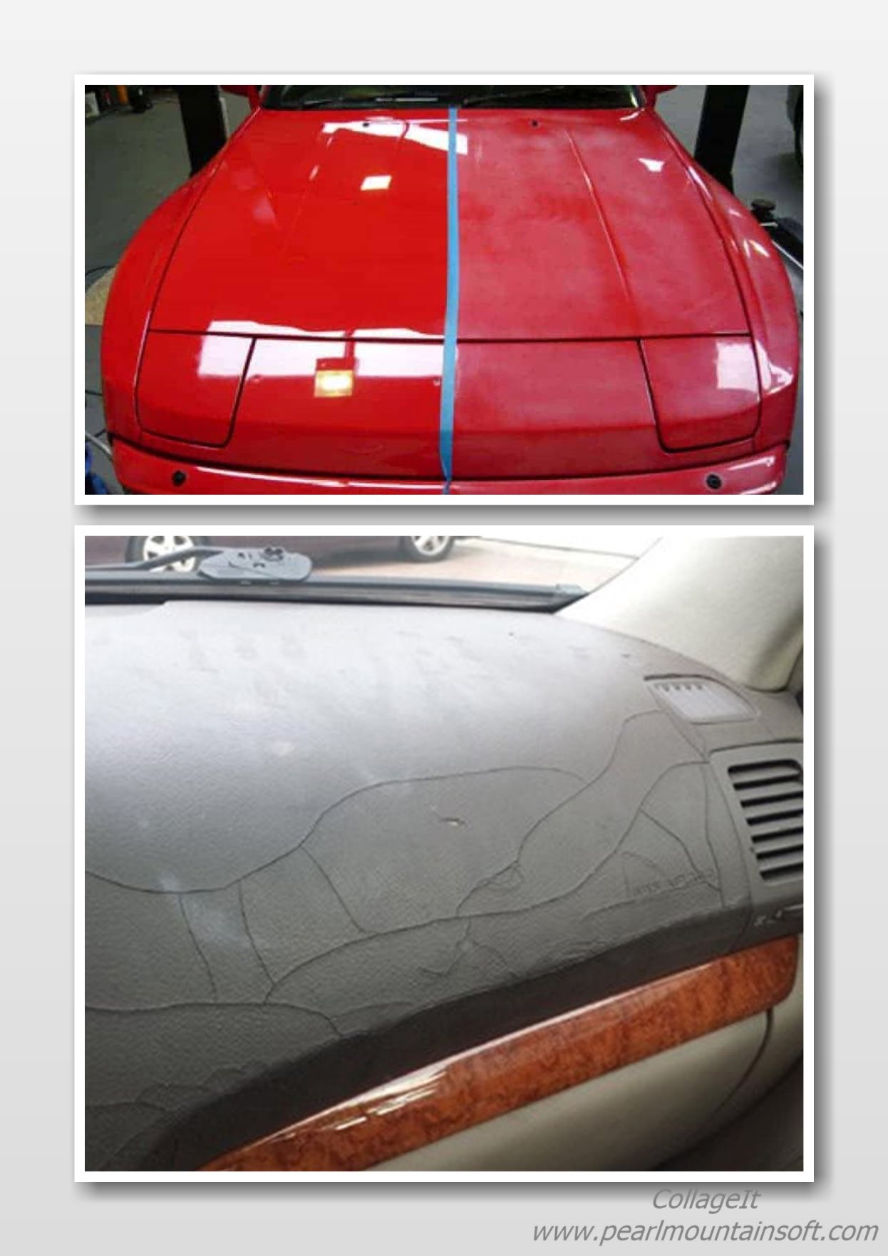 آسیب نور آفتاب به بدنه و داخل ماشین | AGU